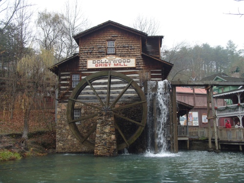 The Grist Mill at the Dollywood Theme Park